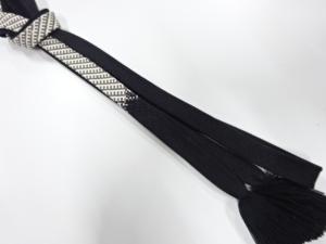 未使用品　正絹　撚り房　手組帯締め